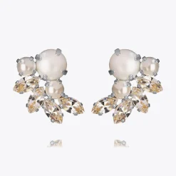 Best Electra Earrings/Pearl + Crystal Örhängen