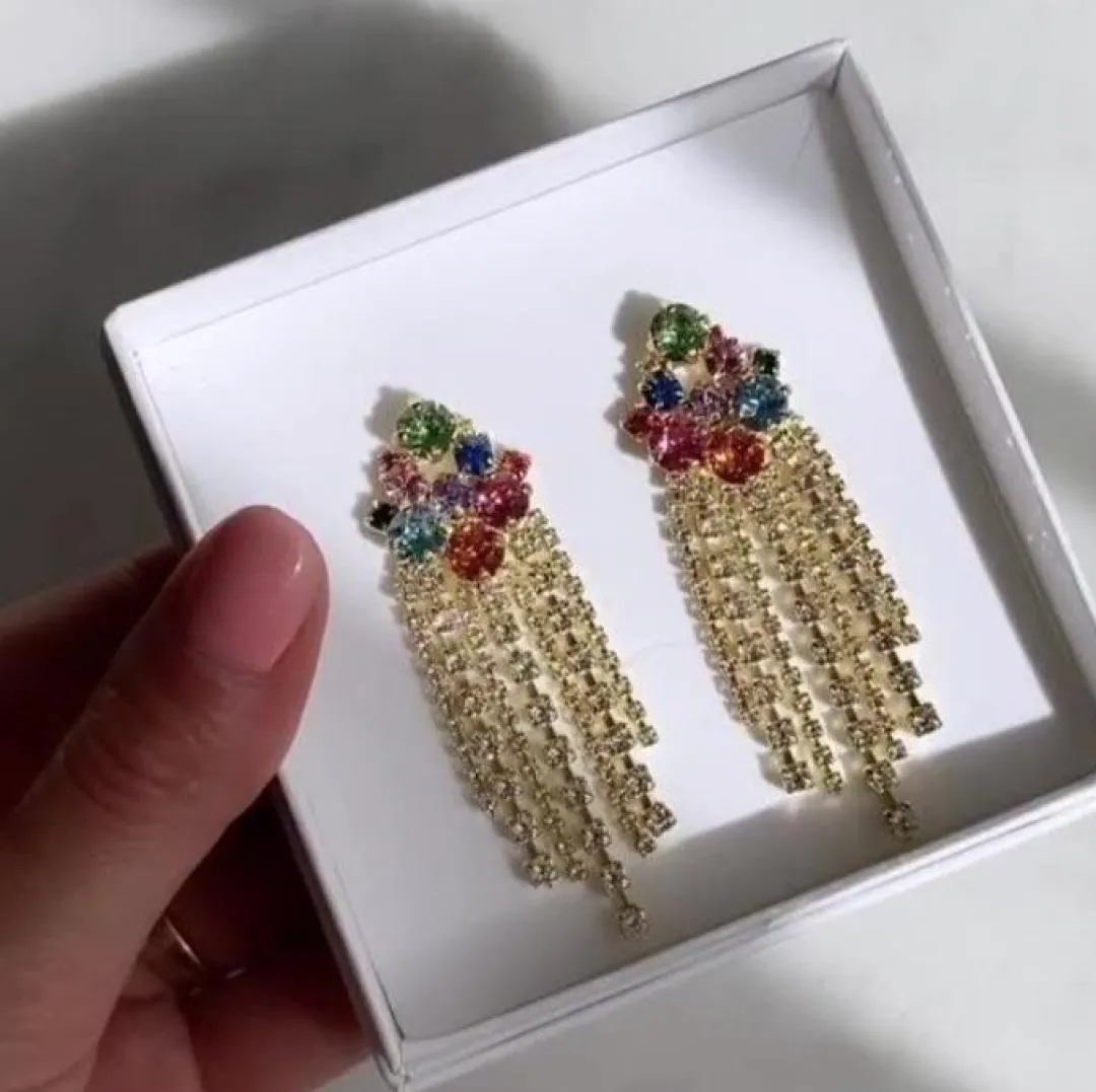 Clearance Elissa Earring/Rainbow Combo Örhängen