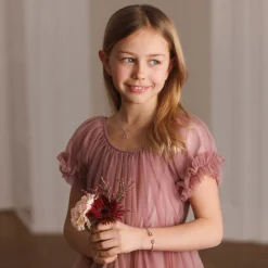 Flash Sale Flower Girl Necklace/Vintage Rose (Children Size) Halsband