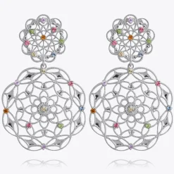 Online Gardenia Earrings/Rainbow Combo Örhängen