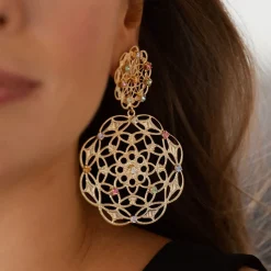 Online Gardenia Earrings/Rainbow Combo Örhängen