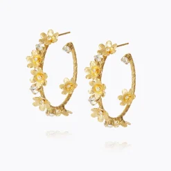 Fashion Laurel Earrings/Crystal Örhängen