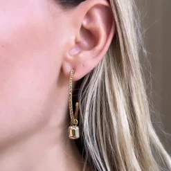 Discount Lydia Loop Earrings Örhängen