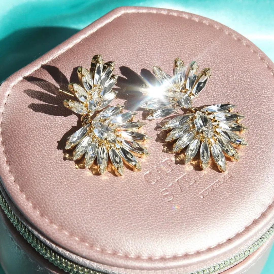 Hot Mini Cina Earrings/Crystal Örhängen