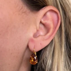 Store Mini Drop Clasp Earrings Örhängen