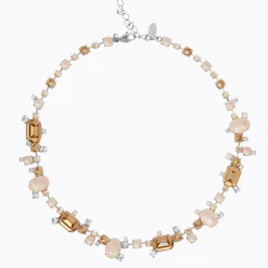 Sale Mini Noora Necklace/Topaz Combo Halsband