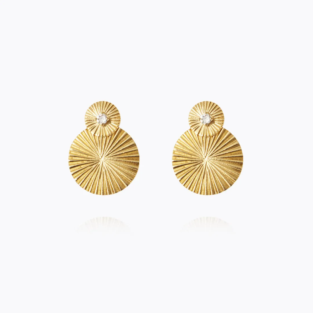 Store Mini Odessa Earrings/Crystal Örhängen