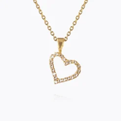 Fashion Mini Sweetheart Necklace/Crystal Halsband