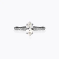 Outlet Petite Navette Ring/Crystal Ringar