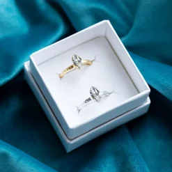 Outlet Petite Navette Ring/Crystal Ringar