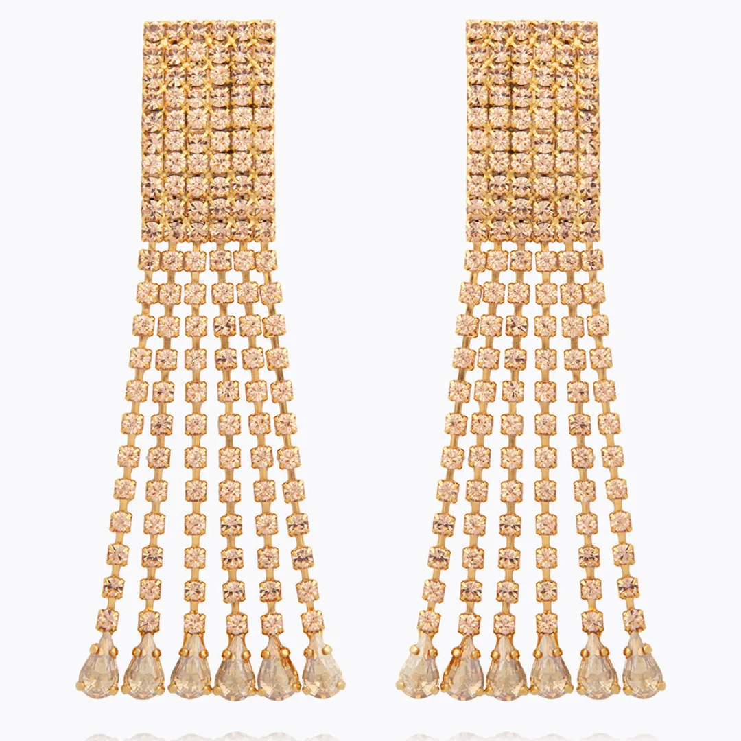 Clearance Scarlett Earrings/Golden Shadow Örhängen