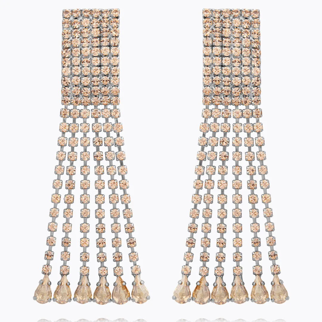 Clearance Scarlett Earrings/Golden Shadow Örhängen