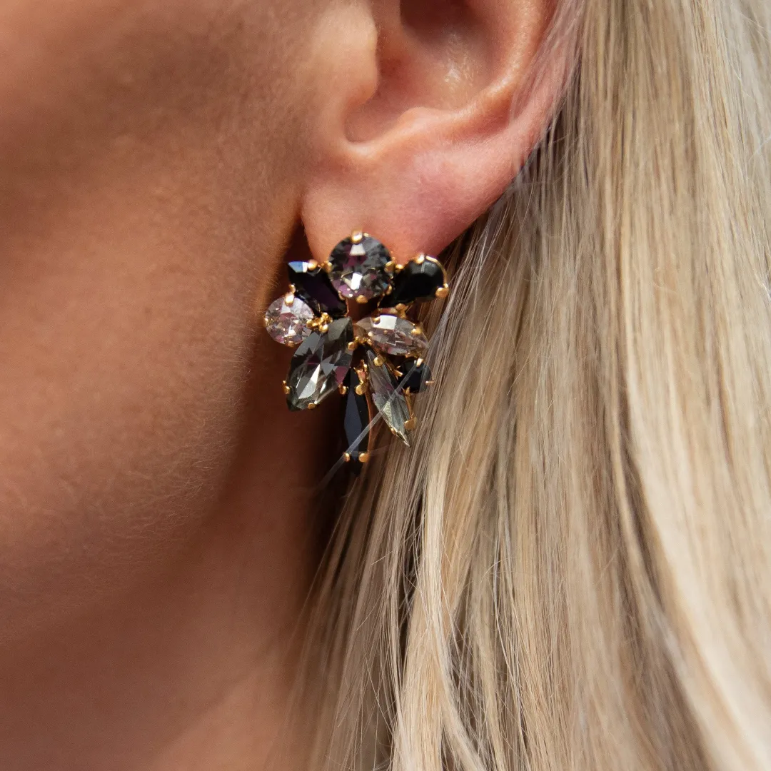 Outlet Talia Earcuffs/Black Combo Örhängen